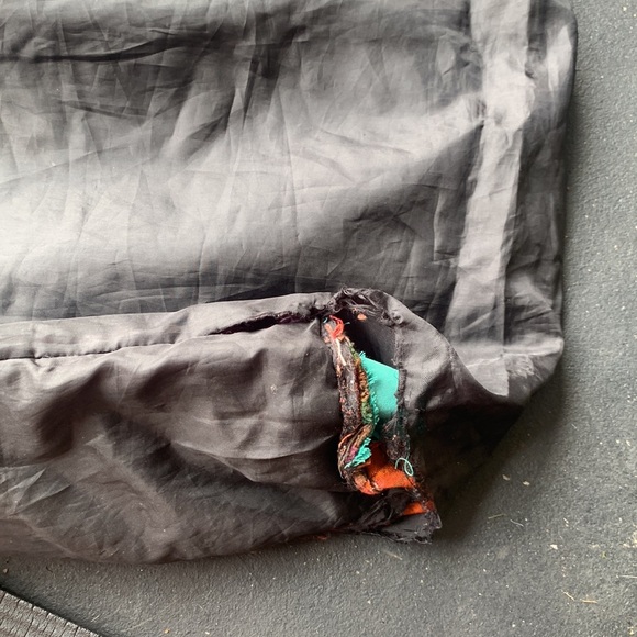 Bohemian long bag from Honduras made with mixed fabrics - Picture 5 of 5